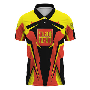 Railspirit Personalized Strasburg Railroad Polo Shirt Strong Line Style Train Unisex Shirt All Over Print