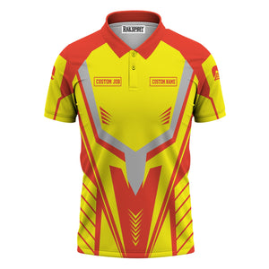 Railspirit Personalized Strasburg Railroad Polo Shirt Workwear-Inspired with Custom Position Train Shirt