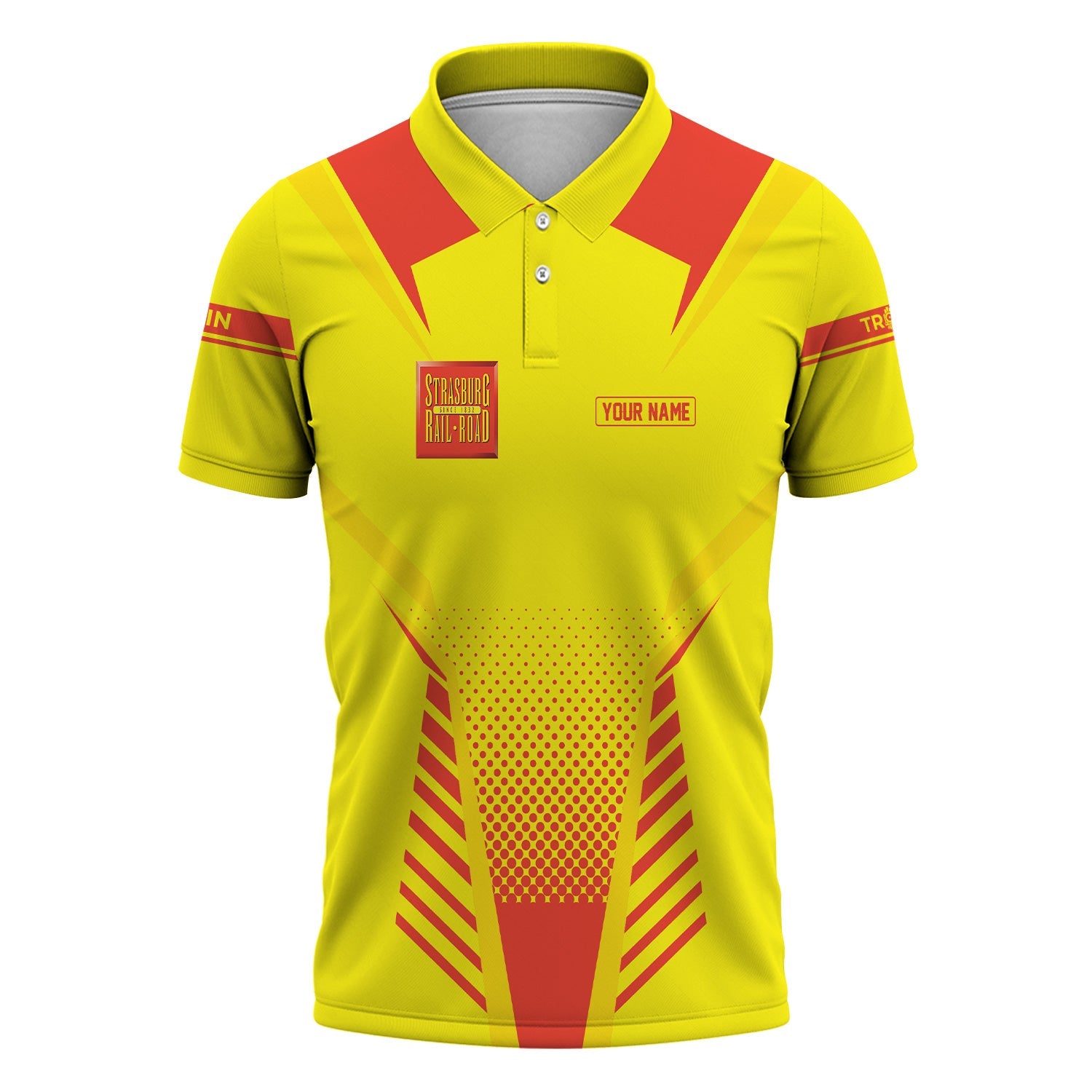 Railspirit Personalized Strasburg Railroad Polo Shirt Unisex Train Shirt All Over Print