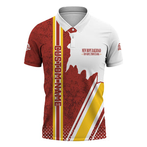 Railspirit Personalized New Hope Railroad Polo Shirt All Over Printed Unisex Shirt