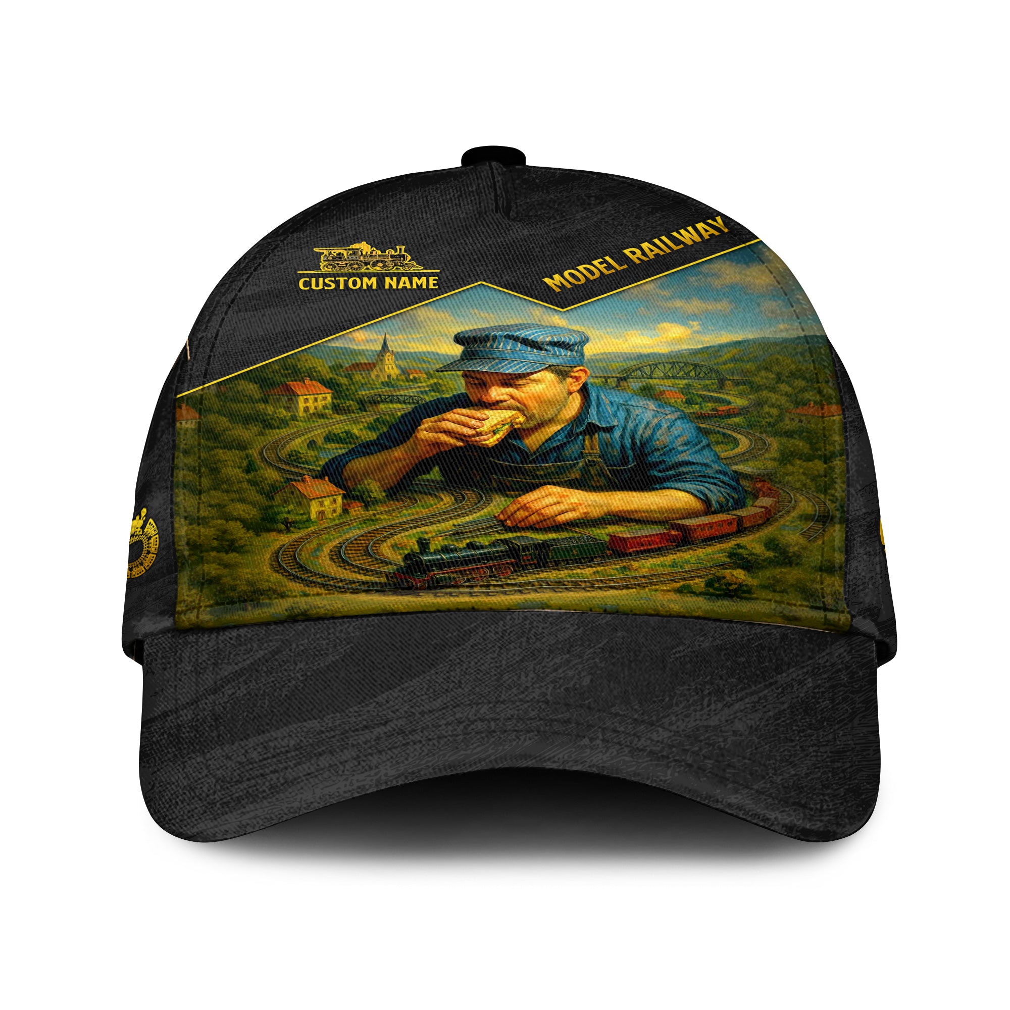 Railspirit Personalized Classic Cap I Just Build Model Railroad All The Time Train Cap for Railroad Fanatic