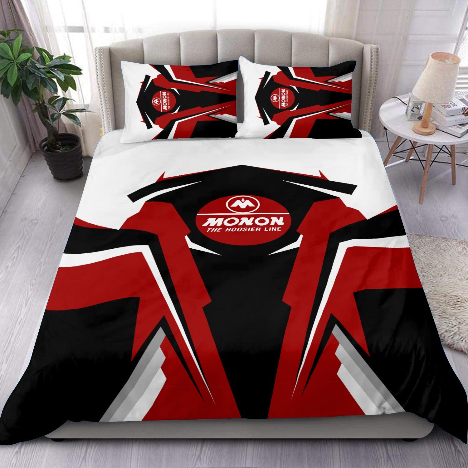 Railspirit Monon Railroad Bedding Set Strong Line Style Bedding Set All Over Print