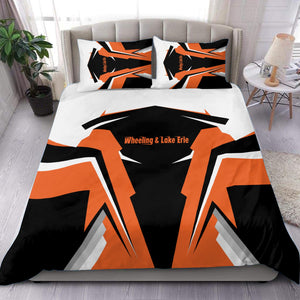 Railspirit Wheeling And Lake Erie Railroad Bedding Set Strong Line Style Bedding Set All Over Print