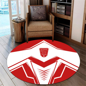 Railspirit Bangor And Aroostook Railroad Round Mat Railway Trainspotter Style Mat Gift Idea For Foamers