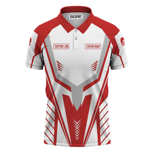 Railspirit Personalized Bangor And Aroostook Railroad Polo Shirt Workwear-Inspired with Custom Position Train Shirt