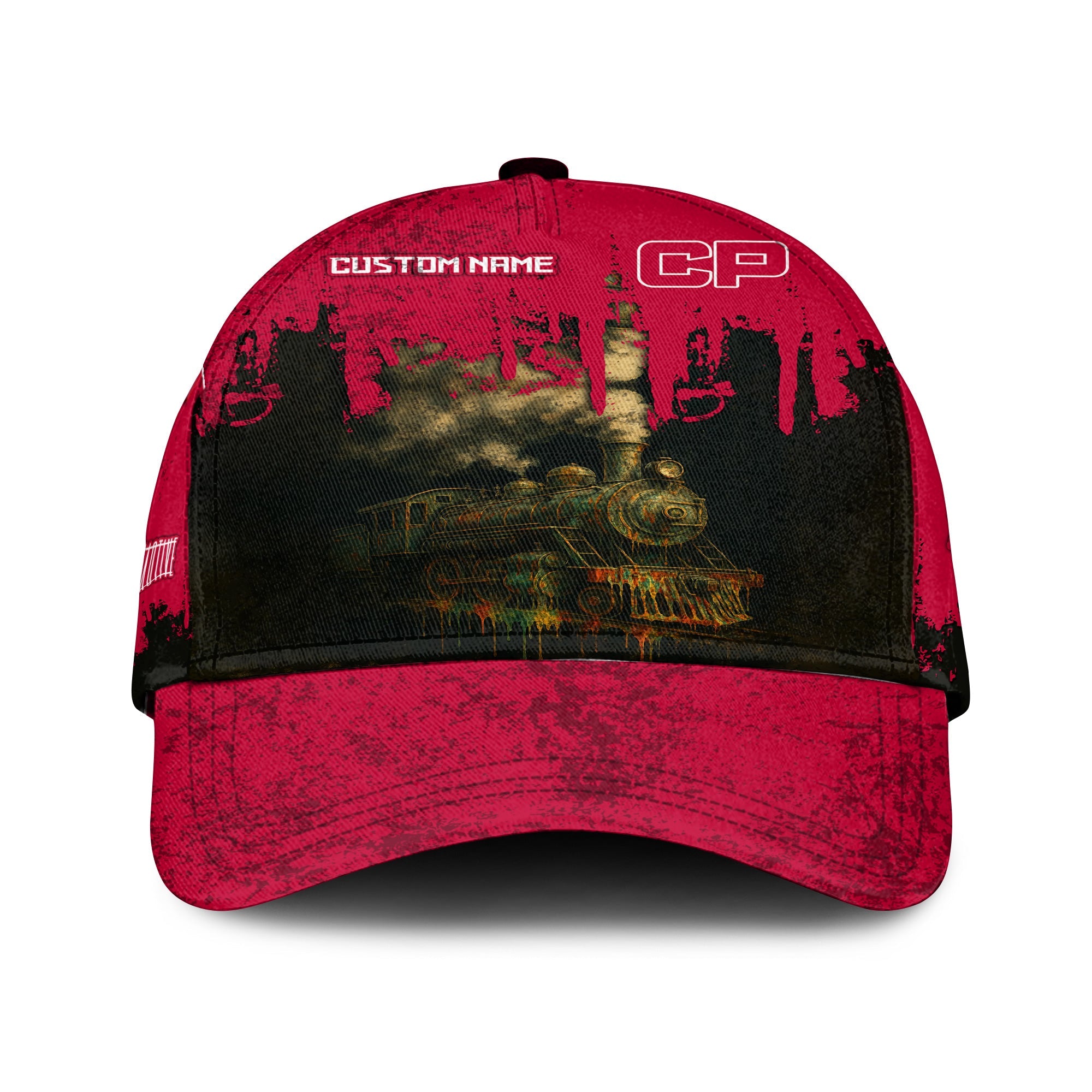 Railspirit Personalized Canadian Pacific Railroad Classic Cap Vintage Train Art Style Cap For Locomotive Fans