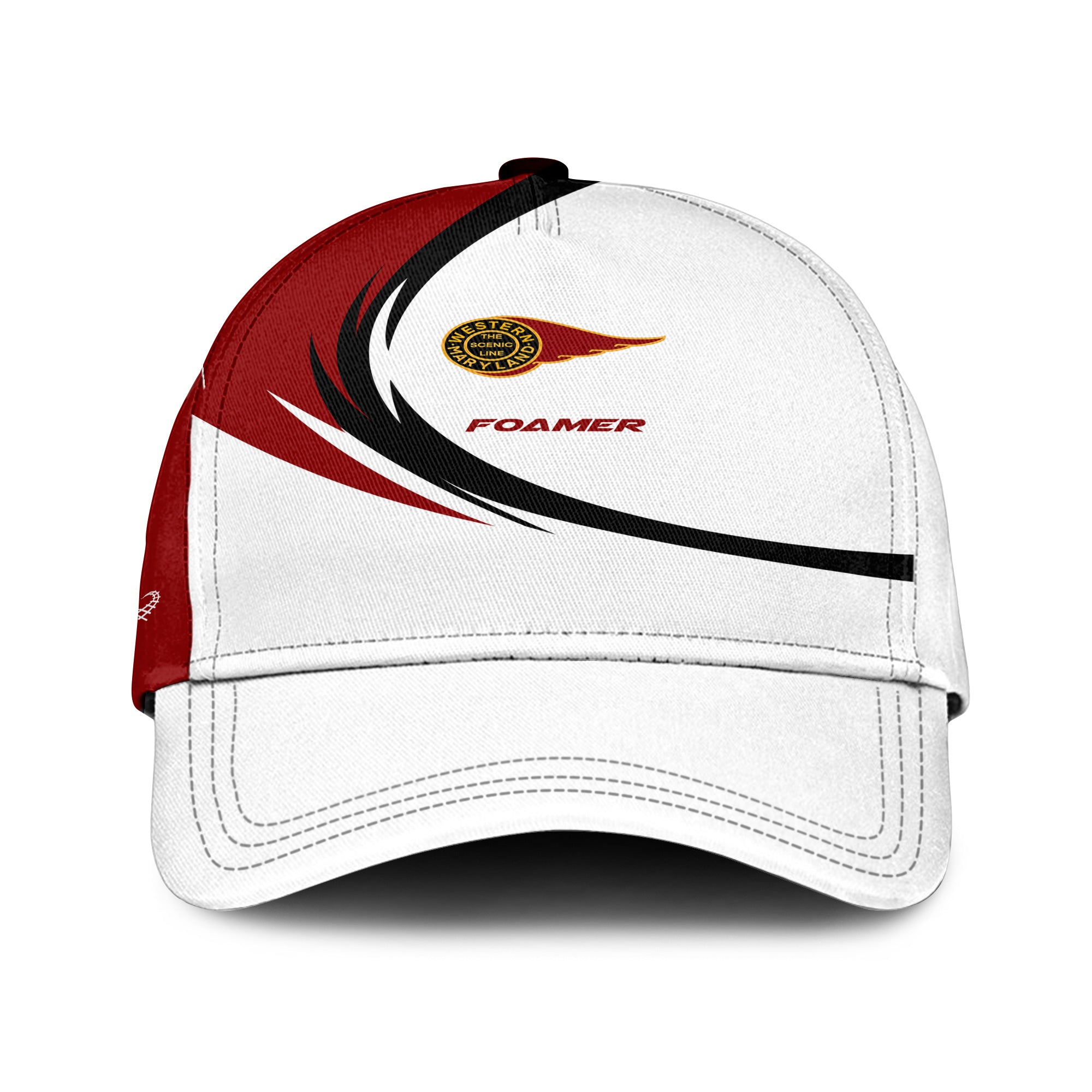 Railspirit Western Maryland Railway Classic Cap Unique Graphic Style Cap For Train Enthusiasts