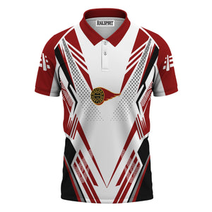 Railspirit Personalized Western Maryland Railway Polo Shirt Railroad Tribute Design Train Shirt for Train Lovers