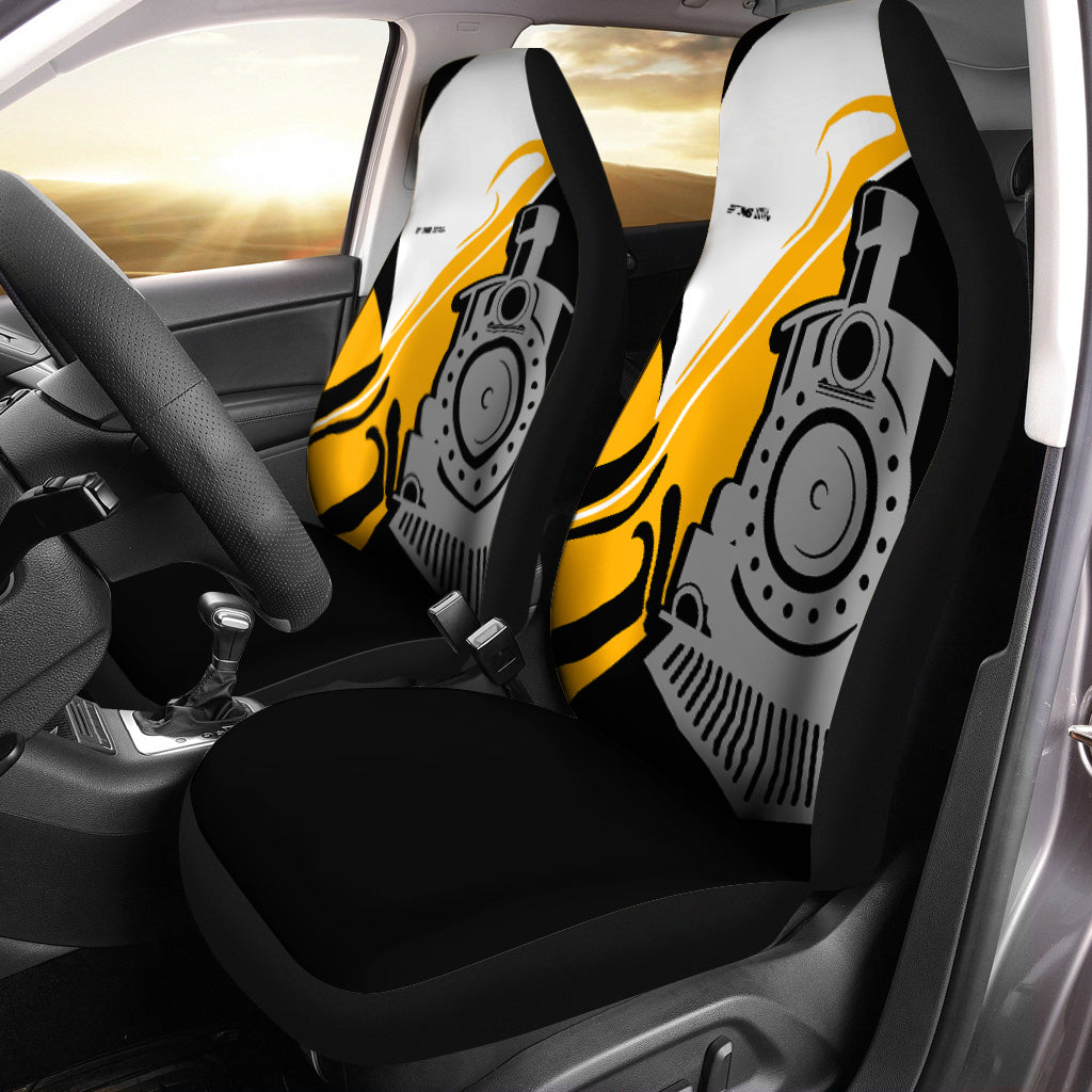 Railspirit Norfolk Southern Railway Car Seat Cover Flame-Inspired Style Seat Cover Gift Idea For Train Lovers