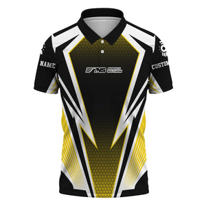 Railspirit Personalized Norfolk Southern Railway Polo Shirt Lightning Graphic Style Shirt Gift Idea For Train Lover