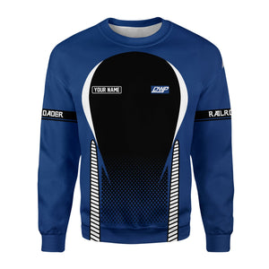 Railspirit Personalized Duluth, Winnipeg and Pacific Railway Sweatshirt Stress Is Caused By Not Having Enough Trains Shirt All Over Print Shirt