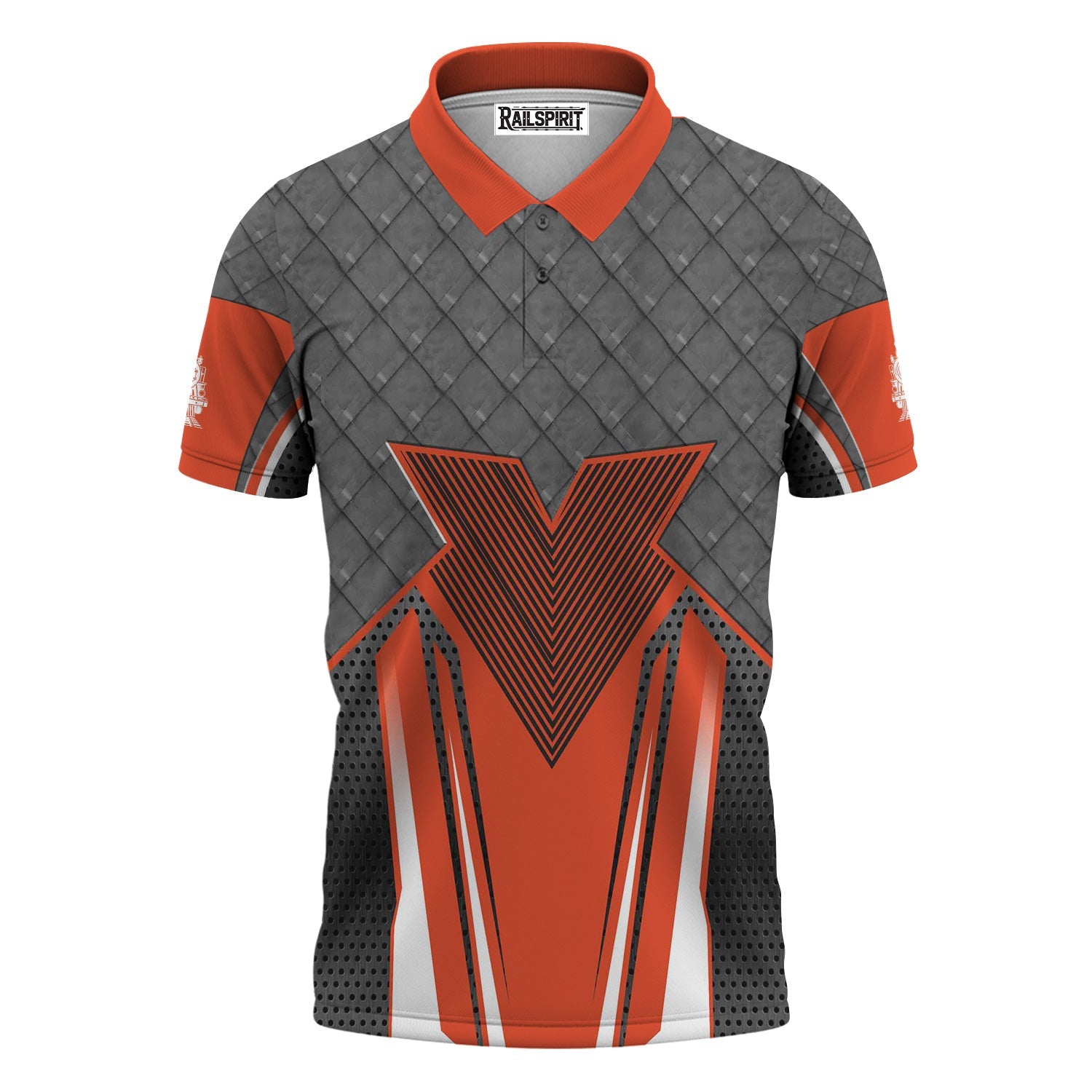 Railspirit Personalized Texas and Pacific Railway Polo Shirt Rugged Steel Vibes Train Shirt All Over Print