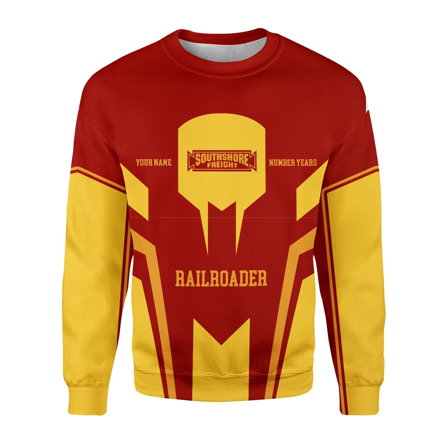 Railspirit Personalized Chicago South Shore and South Bend Railroad Sweatshirt Custom Year Railroader Shirt Gift Idea For Train Lover