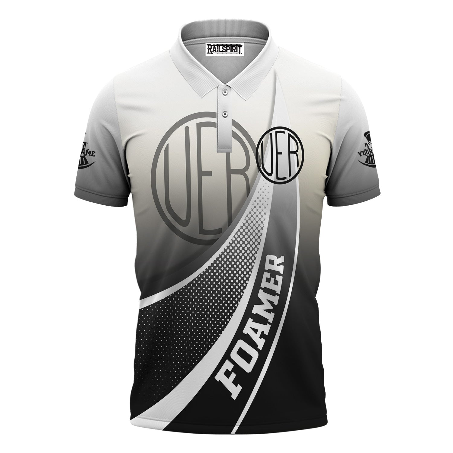 Railspirit Personalized Union Electric Railway Polo Shirt Railway-Themed Style Shirt Gift Idea For Trainspotter