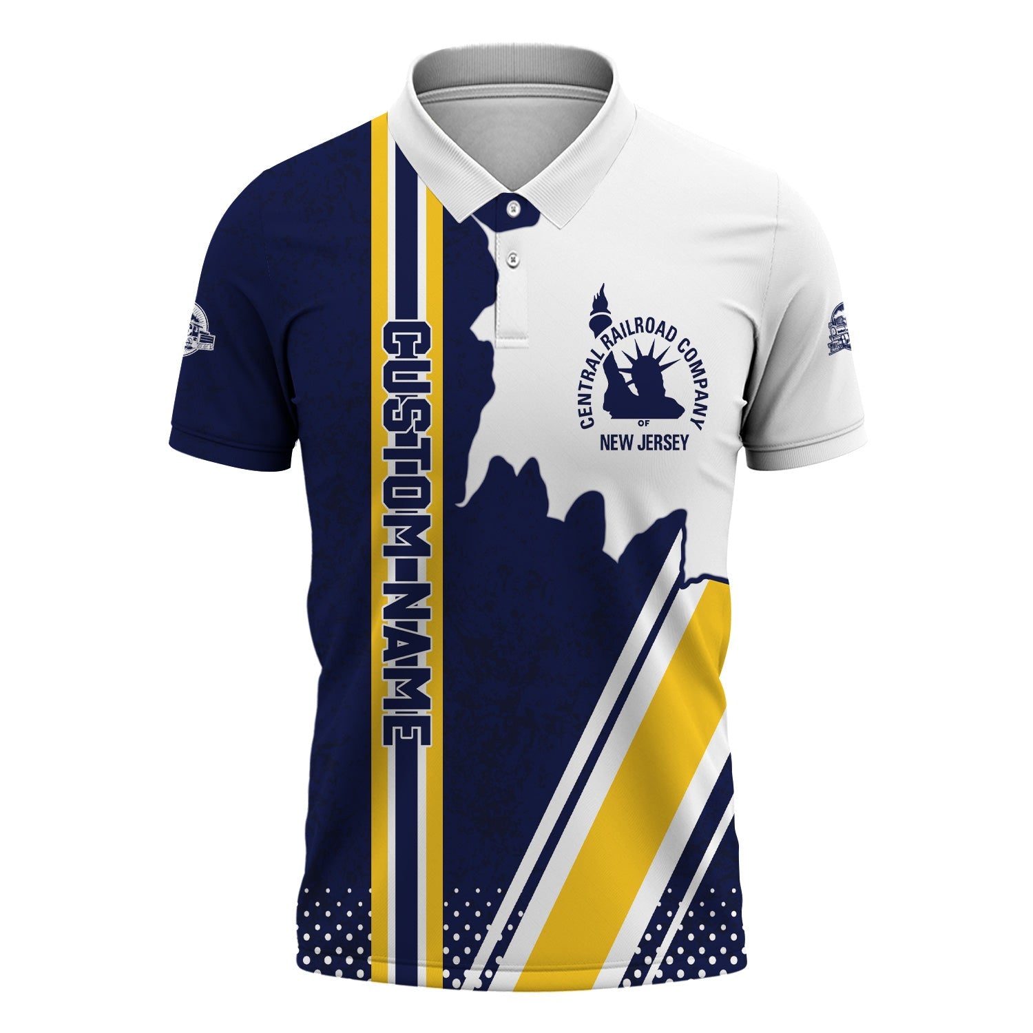 Railspirit Personalized Jersey Central Railroad Polo Shirt All Over Printed Unisex Shirt