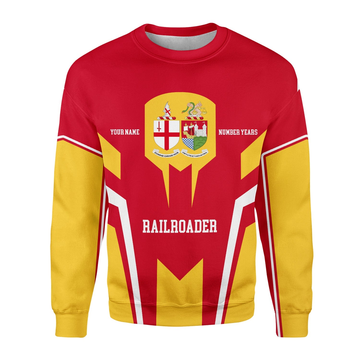 Railspirit Personalized Great Western Railway Sweatshirt Custom Year Railroader Shirt Gift Idea For Train Lover