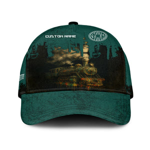 Railspirit Personalized Great Western Railway Classic Cap Vintage Train Art Style Cap For Locomotive Fans