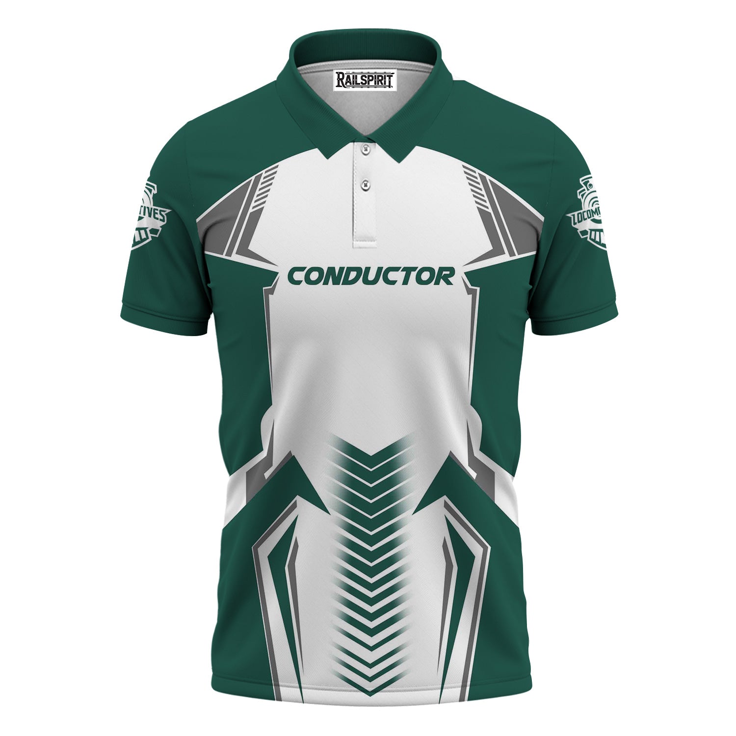 Railspirit Personalized Great Western Railway Polo Shirt Standout Style with Custom Position Train Shirt