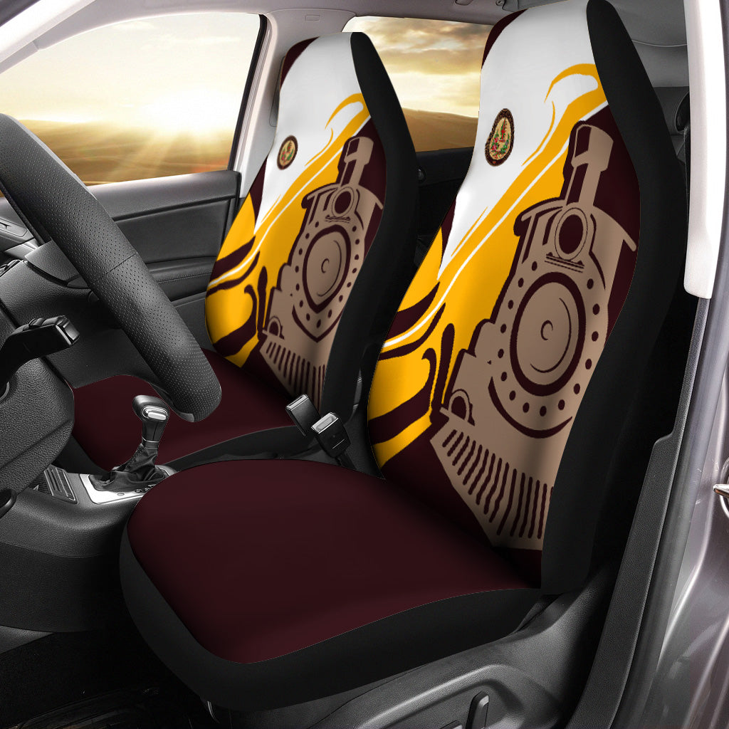 Railspirit London, Midland and Scottish Railway Car Seat Cover Flame-Inspired Style Seat Cover Gift Idea For Train Lovers