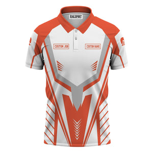 Railspirit Personalized Avanti West Coast Polo Shirt Workwear-Inspired with Custom Position Train Shirt