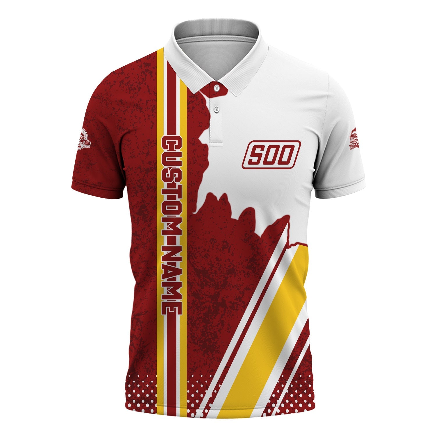 Railspirit Personalized Soo Line Railroad Polo Shirt All Over Printed Unisex Shirt