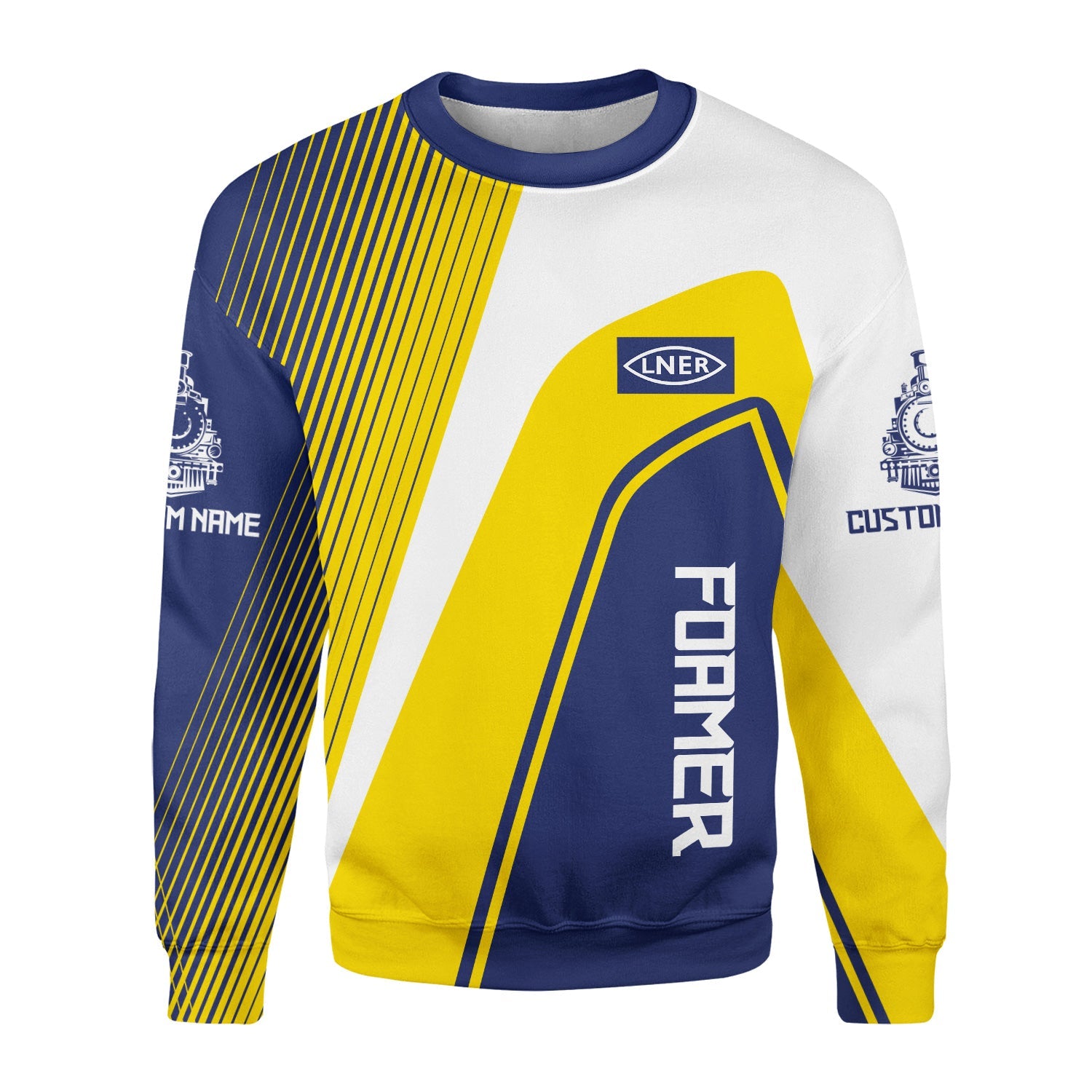 Railspirit Personalized London and North Eastern Railway Sweatshirt Vibrant Striking Style Shirt For Rail Enthusiasts