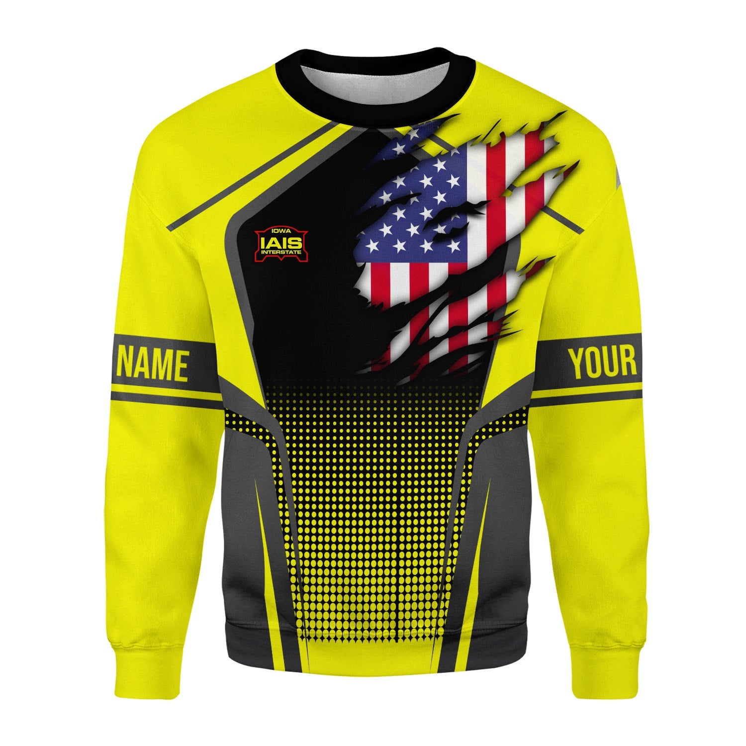 Railspirit Personalized Iowa Interstate Railroad Sweatshirt American Eagle Vintage Train IAIS Shirt