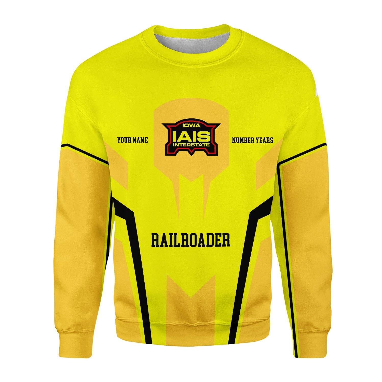 Railspirit Personalized Iowa Interstate Railroad Sweatshirt Custom Year Railroader IAIS Shirt Gift Idea For Train Lover