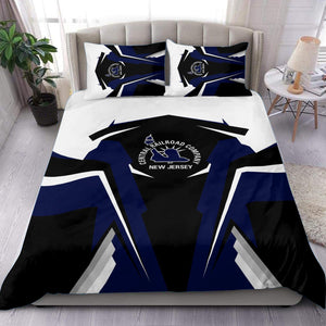 Railspirit Jersey Central Railroad Bedding Set Strong Line Style Bedding Set All Over Print