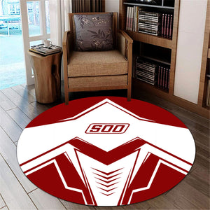 Railspirit Soo Line Railroad Round Mat Railway Trainspotter Style Mat Gift Idea For Foamers
