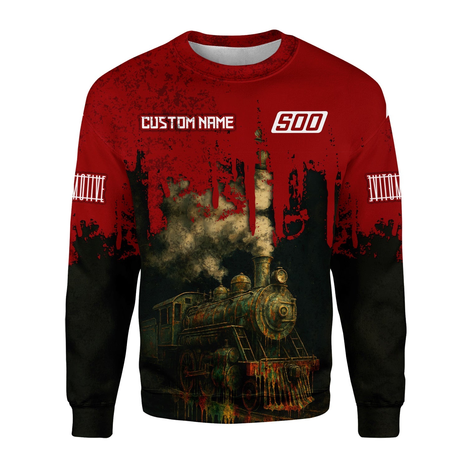 Railspirit Personalized Soo Line Railroad Sweatshirt Vintage Train Art Style Shirt For Locomotive Fans