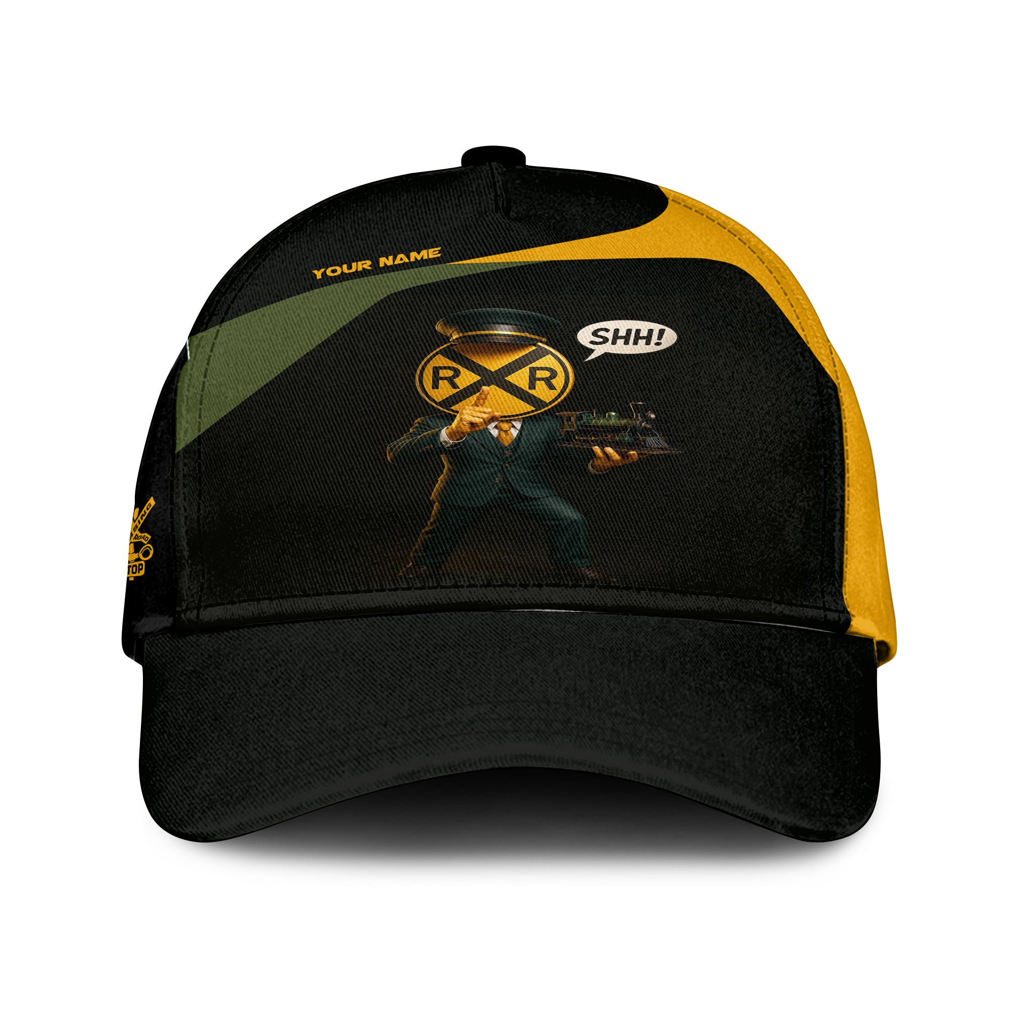 Railspirit Personalized Classic Cap I Always Wanna Get More Train Funny Sign Design Cap for Train Lovers