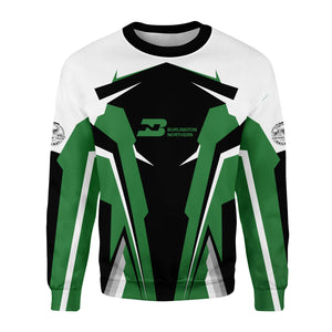 Railspirit Personalized Burlington Northern Railroad Sweatshirt Strong Line Style Train Unisex Shirt All Over Print
