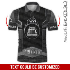 Custom Name Truck Driver Uniform Clothes, Personalized Trucking Apparel