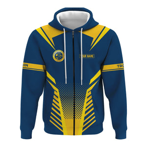 Railspirit Personalized Alaska Railroad Hoodie Unisex Train Zip Hoodie All Over Print