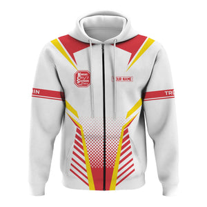 Railspirit Personalized Kansas City Southern Hoodie Unisex Train Zip Hoodie All Over Print