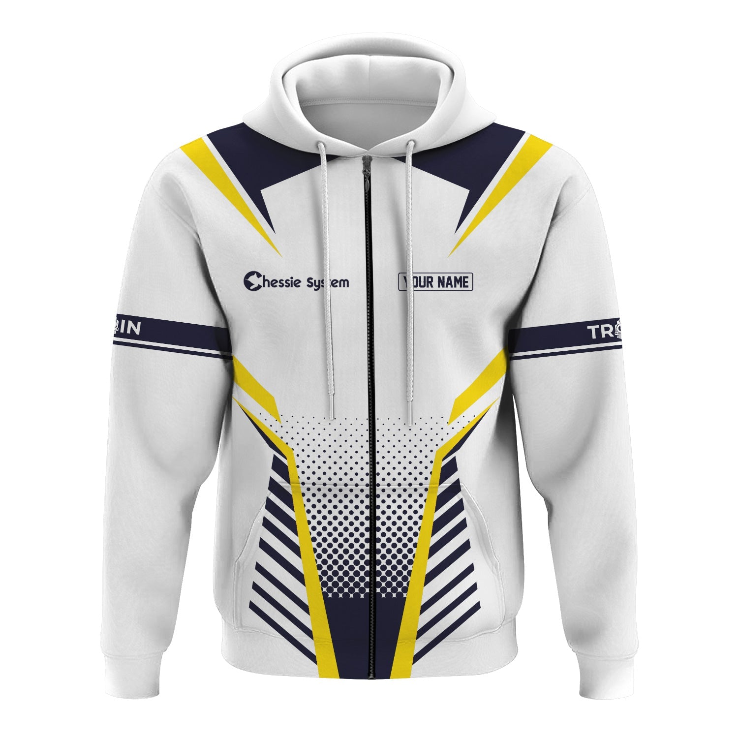 Railspirit Personalized Chessie System Railroad Hoodie Unisex Train Zip Hoodie All Over Print