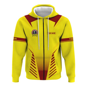 Railspirit Personalized Denver and Rio Grande Western Railroad Hoodie Unisex Train Zip Hoodie All Over Print