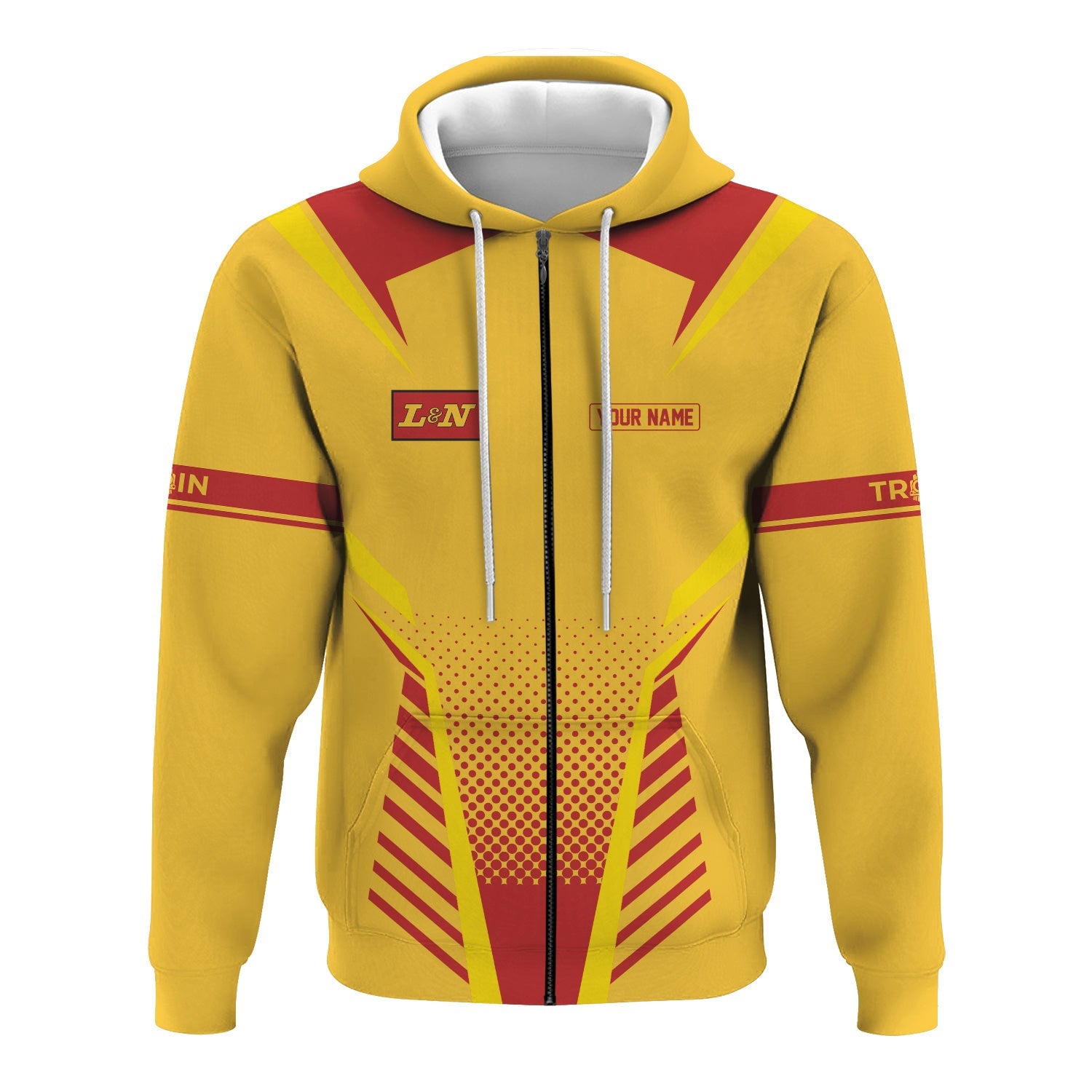 Railspirit Personalized Louisville and Nashville Railroad Hoodie Unisex L&N Train Zip Hoodie All Over Print