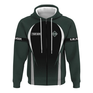 Railspirit Personalized Youngstown & Southern Railroad Hoodie Stress Is Caused By Not Having Enough Trains  Zip Up Hoodie