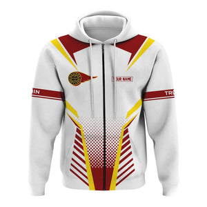 Railspirit Personalized Western Maryland Railway Hoodie Unisex Train Zip Hoodie All Over Print