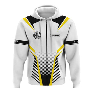 Railspirit Personalized Norfolk and Western Railway Hoodie Unisex N&W Train Zip Hoodie All Over Print