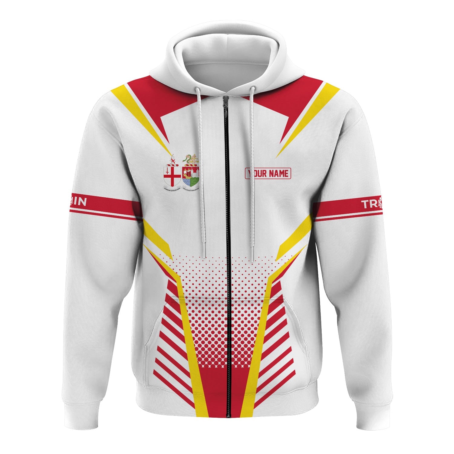 Railspirit Personalized Great Western Railway Hoodie Unisex Train Zip Hoodie All Over Print