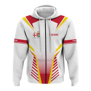 Railspirit Personalized Great Western Railway Hoodie Unisex Train Zip Hoodie All Over Print