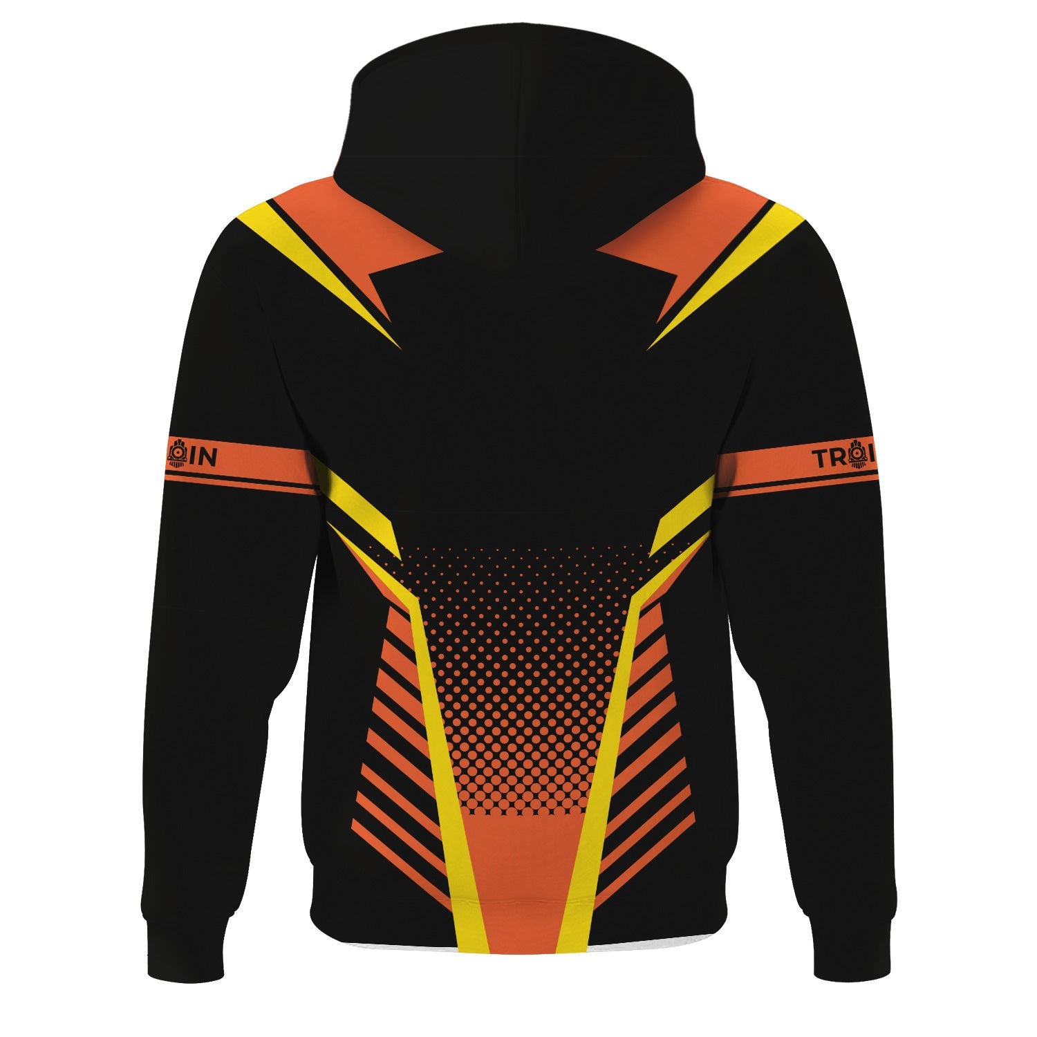 Railspirit Personalized Illinois Central Railroad Hoodie Unisex Train Zip Hoodie All Over Print