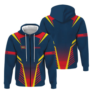 Railspirit Personalized Wabash Railroad Hoodie Unisex Train Zip Hoodie All Over Print