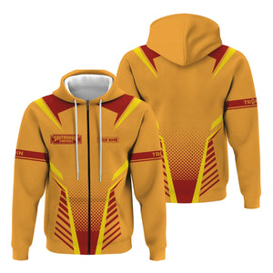 Railspirit Personalized Chicago South Shore and South Bend Railroad Hoodie Unisex Train Zip Hoodie All Over Print