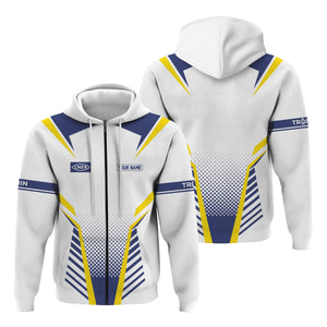 Railspirit Personalized London and North Eastern Railway Hoodie Unisex Train Zip Hoodie All Over Print