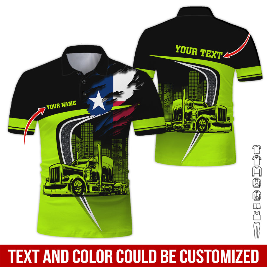 Custom Text and Truck Driver Uniform Printed Clothes, Great for Trucker Enthusiasts
