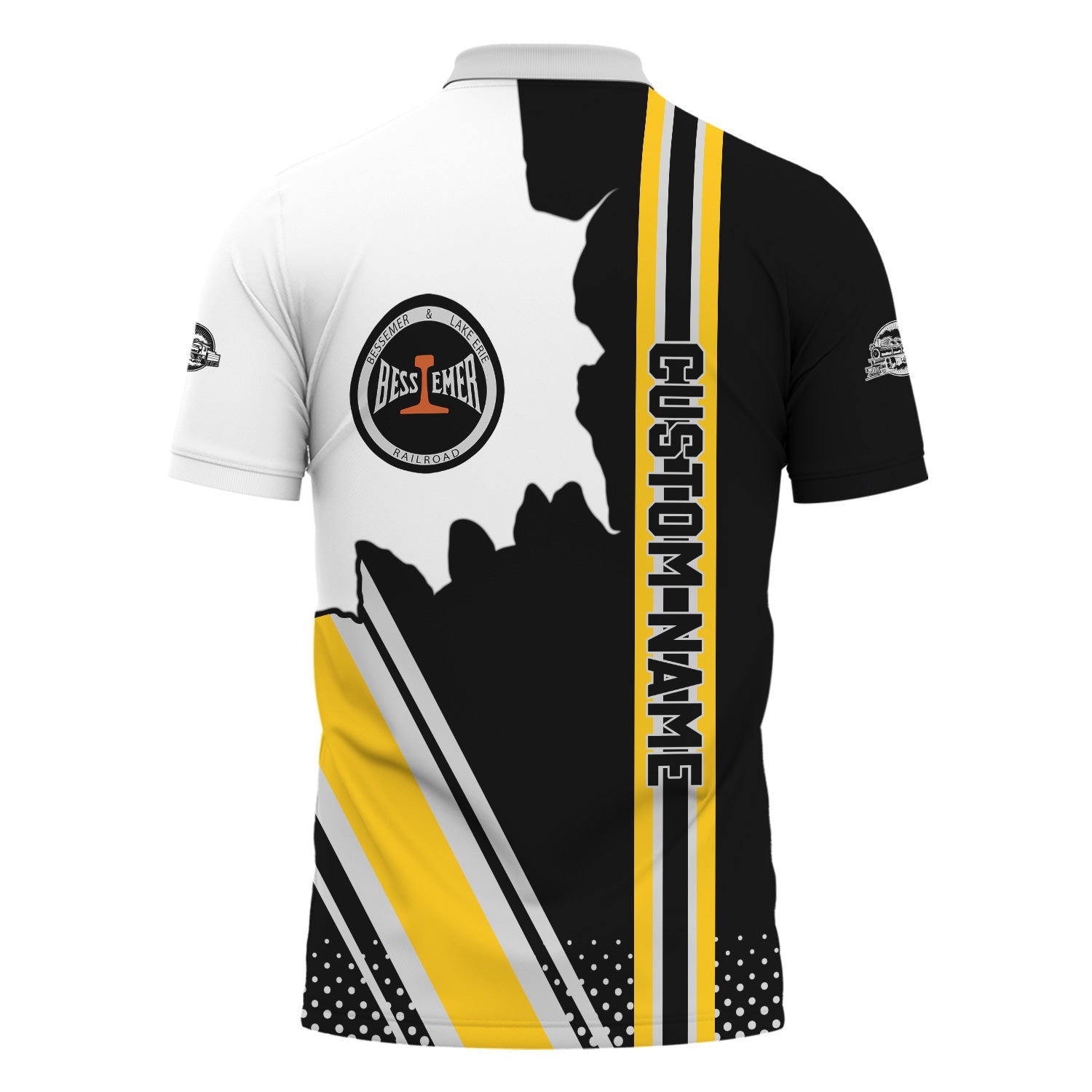 Railspirit Personalized Bessemer And Lake Erie Railroad Polo Shirt All Over Printed Unisex Shirt